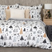 4Home Nordic forest mikroflanel ágyneműhuzat140 x 220 cm, 70 x 90 cm, 140 x 220 cm, 70 x 90 cm