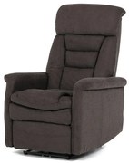 Relax fotel beépített elektromos vezérléssel, barna szövetkárpittal. TV-925 BR2