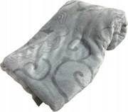 Deka mikroflanel takaró, hamu