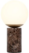 Nordlux - Asztali lámpa LILLY 1xE14/25W/230V márvány/barna