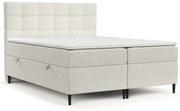 Krémszínű ágyneműtartós boxspring ágy 160x200 cm Urbaneo – Maison de Rêve