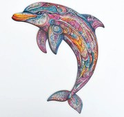 Adriai delfin fa puzzle