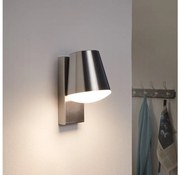 Eglo 97484 - LED Dimmelhető kültéri fali lámpa CALDIERO-C 1xE27/9W/230V matt króm