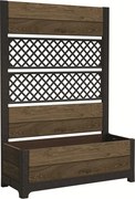 Keter Deco Tulip virágcserép, 110 l, 2 panel,barna