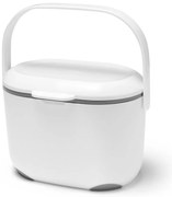 Caddy fehér-szürke komposztálható hulladék gyűjtő, 2,5 l - Addis