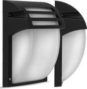 Kültéri fali lámpa Led kerti homlokzati lámpa 1X E27 fekete IP54