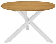 fehér MDF étkezőasztal 120 x 75 cm