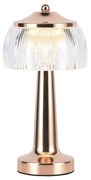 V-Tac LED Dimmelhető asztali lámpa LED/1W/5V 3000-6000K 1800 mAh Rózsaarany 7938