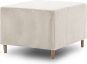 Fireze puff, kordbársony, bézs