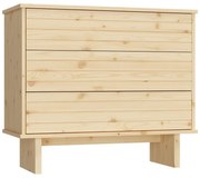 Kommo természetes komód borovi fenyőből - Karup Design