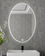 Viva AURA PINO 60 fürdőszoba tükör - érintésmentes - AMBIENT LED - ELLIPSZIS -ÁLLÓ - 60x80 cm