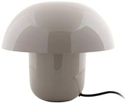 Szürke asztali lámpa fém búrával (magasság 25 cm) Fat Mushroom – Leitmotiv