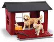 Schleich 42722  Kutyaház arany retrieverrel