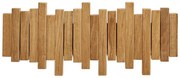 Natúr színű tölgyfa fali fogas 3 cm Caltra – House Nordic
