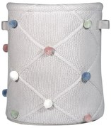 Világosbarna textil játéktároló kosár ø 30x35 cm Taupe – Kindsgut