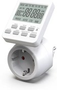 Ultratech T159D digitális, dugaszolható, heti kapcsolóóra, 16 Be-Ki/nap