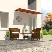 narancssárga és barna feltekerhető napellenző 300 x 150 cm