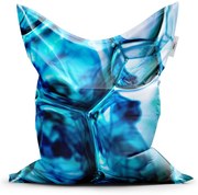 Classic babzsák kék buborékok - gyerek, kék