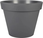 Virágtartó műanyag antracit Eda 47 cm x 47 x 60 cm