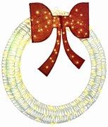 Koszorú 150 LED-del Meleg fehér 120 cm PET