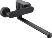 Mexen Milo fürdőkád csaptelep, hosszú kifolyó, fekete - 71335-70