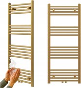 Fürdőszobai radiátor modern létra Arany 120x50 cm Raven