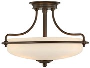 Elstead QZ-GRIFFIN-SFS-PN - Felületre szerelhető csillár GRIFFIN 3xE27/100W/230V bronz