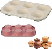 Muffin Forma tepsi muffin sütőforma konyhai formák x6