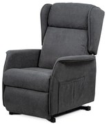 Elektromos Fekvőfotel, Szürke Szövet. TV-1190 GREY2
