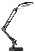 LED Dimmelhető asztali lámpa nagyítóval 2in1 AURIQ LOUPE LED/10W/5V 3000/4000/6500K fekete