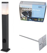 Kültéri lámpa sötétszürke 80 cm foglalattal IP44 - Malios