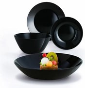 Luminarc ZELIE üveg étkészlet 19 részes 6 személyes fekete V3915