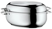 WMF - Ovális sütőedény fedéllel 41x28,5 x18 cm rozsdamentes 0788016040