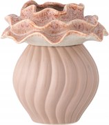 Petalia váza 17 cm rózsaszín kő Bloomingville