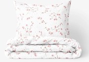 Goldea krepp ágyneműhuzat - cseresznyevirágok 140 x 200 és 70 x 90 cm