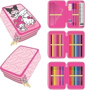 Hello Kitty Kawaii Cuties tolltartó töltött 3 emeletes Giotto