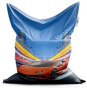 Classic babzsák sportautó 2 - gyerek, színes