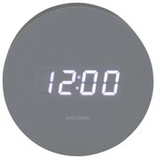 Digitális ébresztőóra ø 9 cm Spry Round – Karlsson
