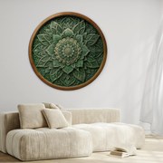 DUBLEZ | Mandala a falra - Smaragd