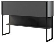 Luxe Anthracite and Black komód