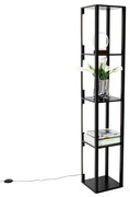 Design állólámpa fekete, beépített LED-del, 3 fokozatban dimmelhető - Tianna