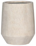 Pottery Pots Harith Magas virágcserép, drapp travertin, többféle méretben - Fazekas edények méret: XS - ⌀ 28, óra. 33 cm