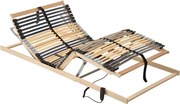 vidaXL Lécalap Barna 70 x 190 cm Tömör bükkfa