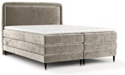 Világosbarna boxspring ágy 160x200 cm Dove – Maison de Rêve