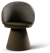 Sötétzöld bársony fotel Inez – Micadoni