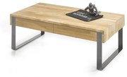 CALGARY dohányzó asztal tömör olajozott tölgyből 110x60cm