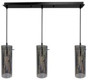 Csillár zsinóron PADOVA 3xE27/15W/230V fekete