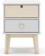 Fehér gyerek éjjeliszekrény Estefania – Marckeric