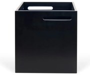 Berlin fekete tárolódoboz könyvespolchoz - TemaHome