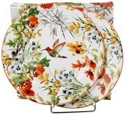 Kolibri madaras porcelán desszertes tányér készlet - 2 darabos díszdobozban